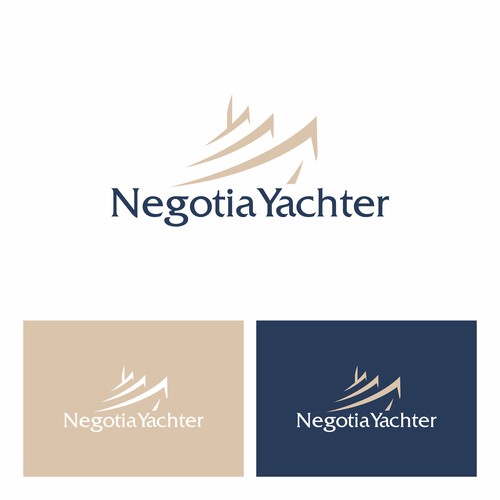 Minimalist Yacht or Cruise Ship Logo