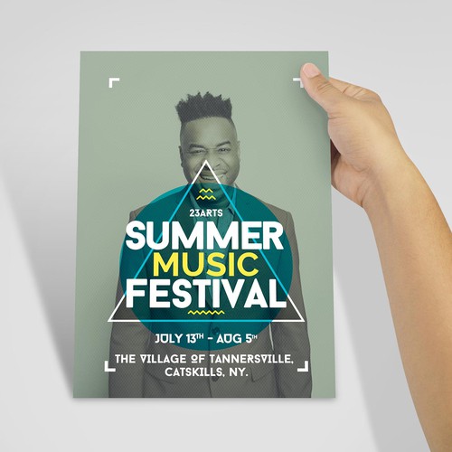 23Arts Summer Music Festival Poster