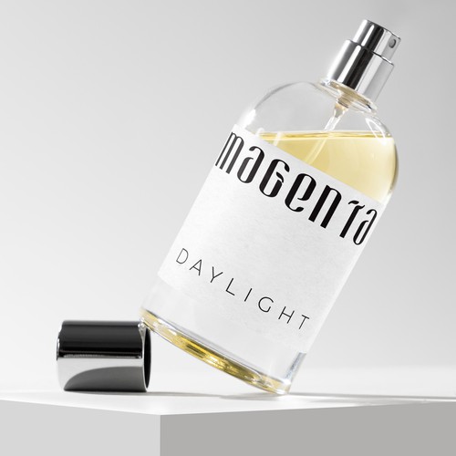 Magenta product label design