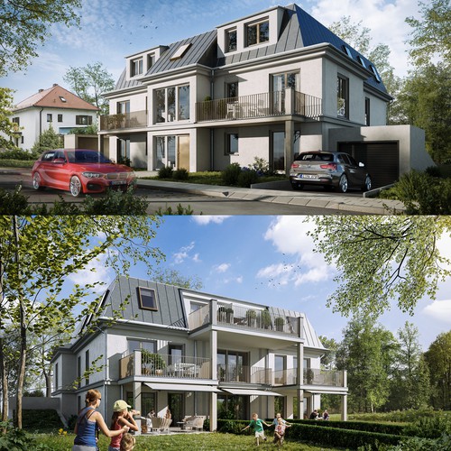 Exterior rendering