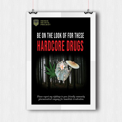 be on the look for these hardcore drug poster 2