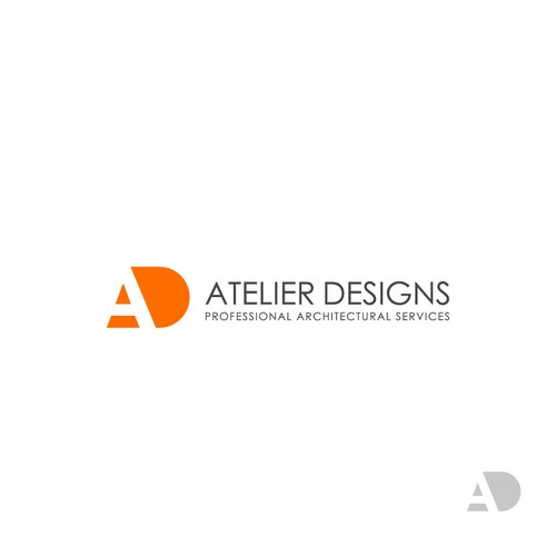 A+D Logo Design Symbol