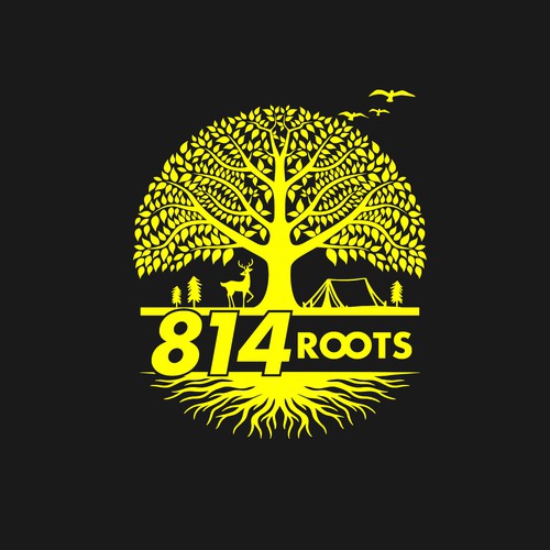 814 ROOTS Logo Design