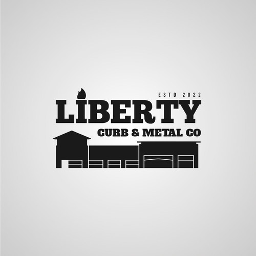 Liberty Curb & Metal Co. Logo Design