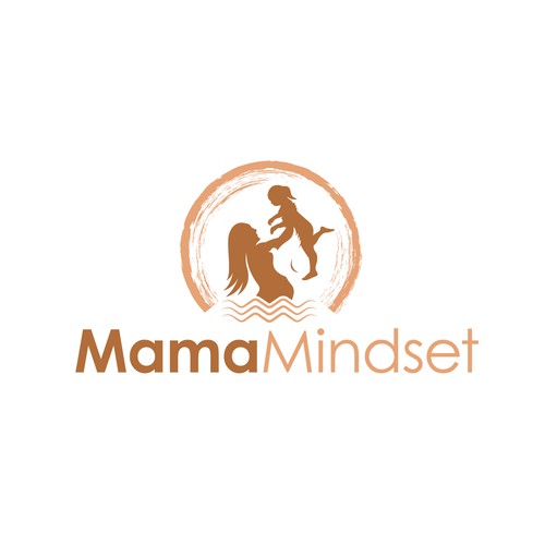 An earthy and organic logo for empowering prenatal and postpartum mothers