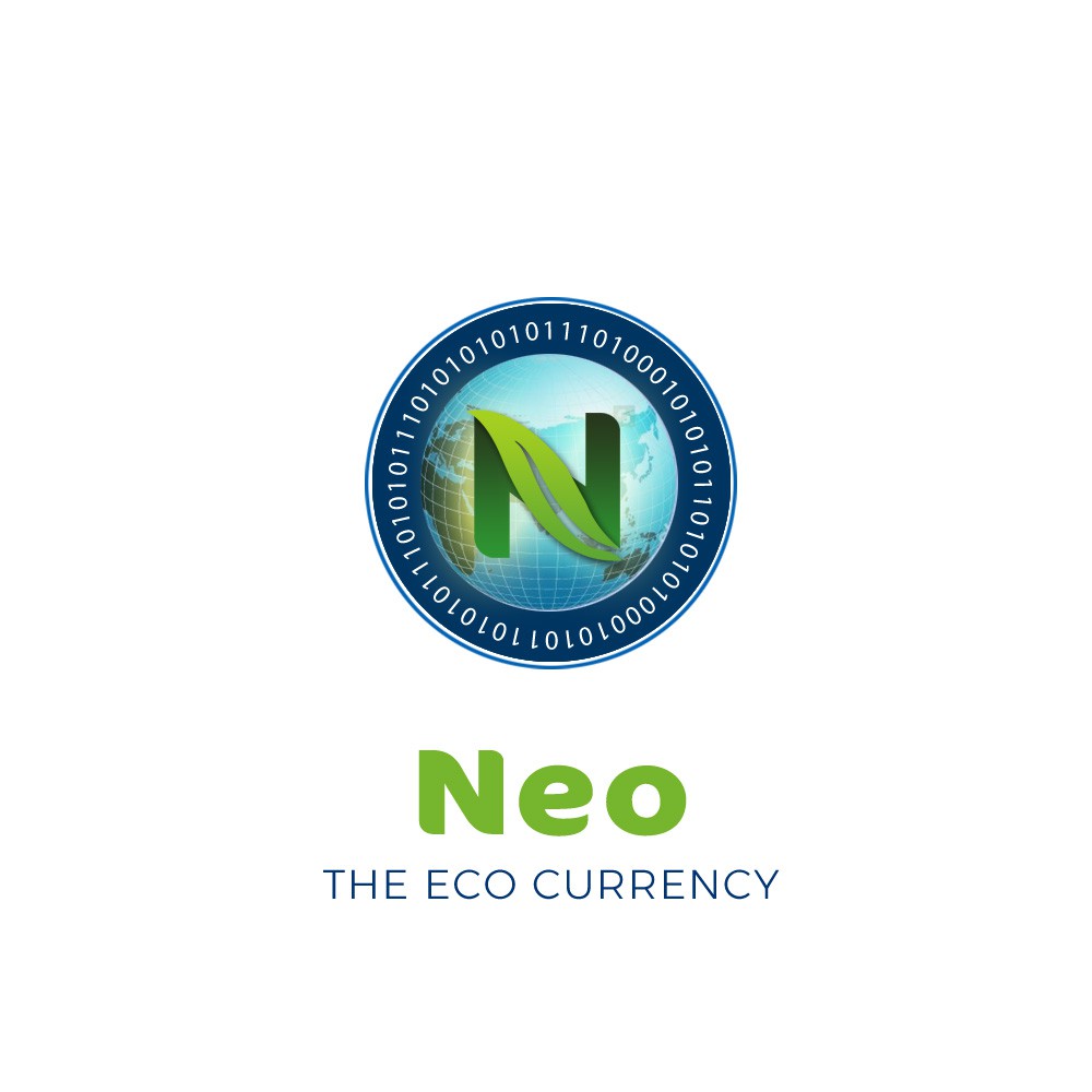 Design a crypto currency logo for Neo, the eco currency