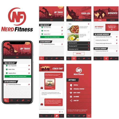 Nerd Fitness Trainer App