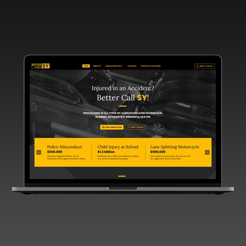 Simple Website Design for Law Firm