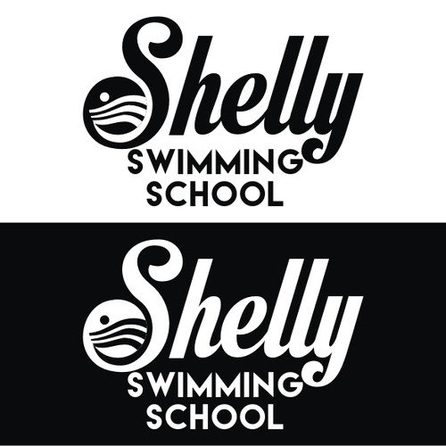 Create a unique illustration to promote a champion Swim School