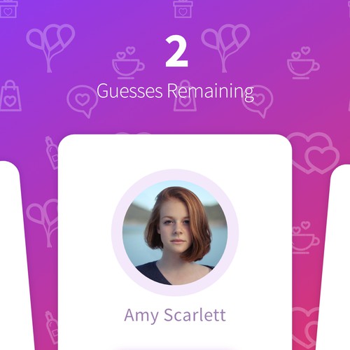 Gamified Dating App Screen