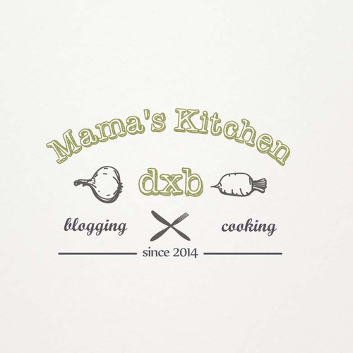 Design a logo for a recipe blog