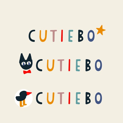 Beautiful cute logo design for a baby / kids apparel company