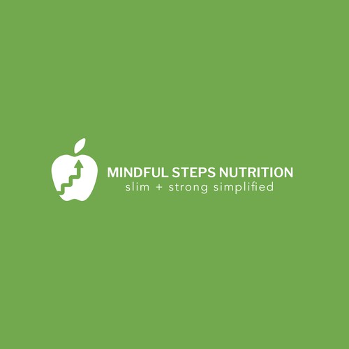 Finalist logo concept designed for a registered dietitian/nutritionist that offers an online group weight loss program for women with 20+ lbs to shed. [October 2017]