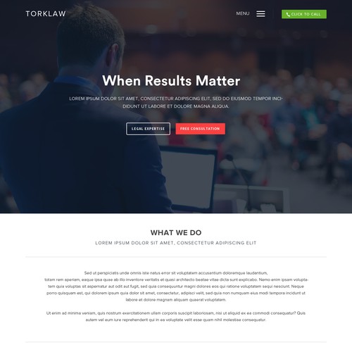 Attorney Website design