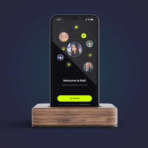 "AI Character Chat" App