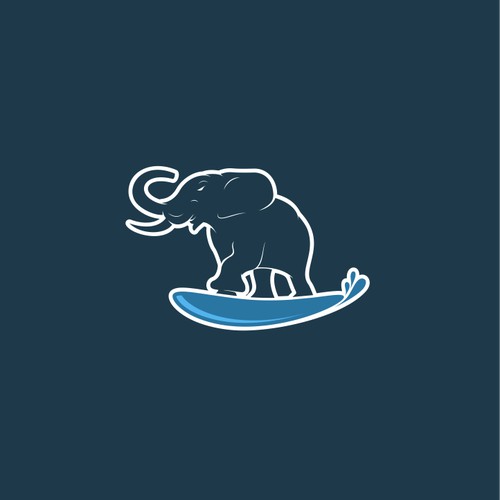 Surfing Elephant 