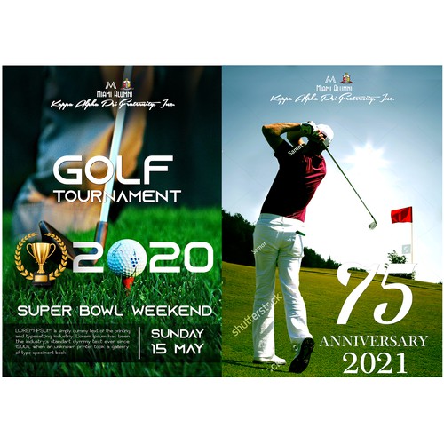 golf tournament poster 