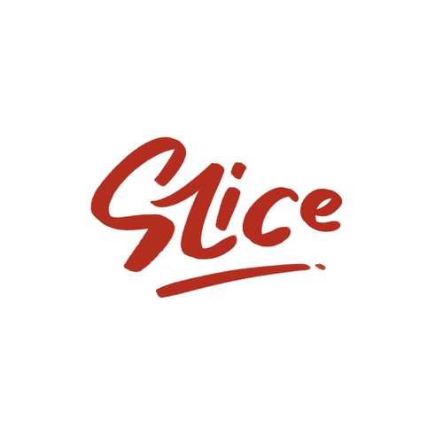 Slice Handwritting Logo