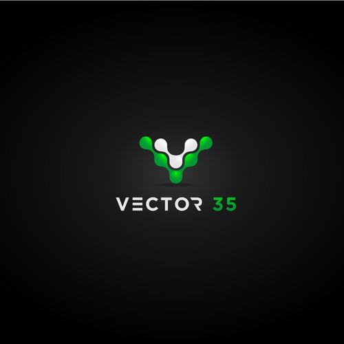 Logo and brand for new company combining security and game programming vector35