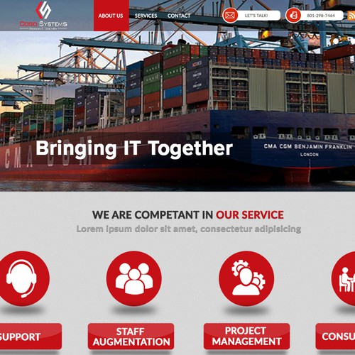 Professional corporate website