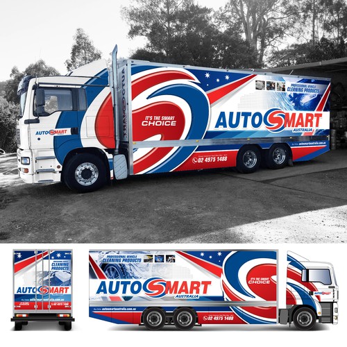 Eye-Catching Truck graphics