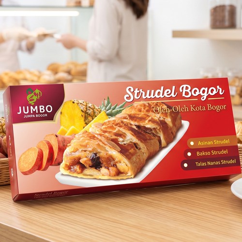 Strudel Bogor Logo & Packaging Design