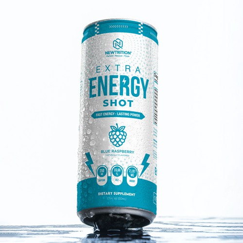 Modern Beverage Label & Packaging Design for Newtrition