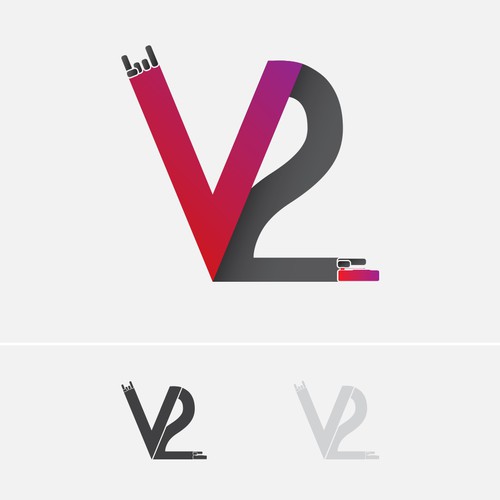 logo cancept for V2 DJ