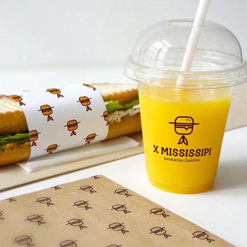 Logo concept for X Mississipi Burgers