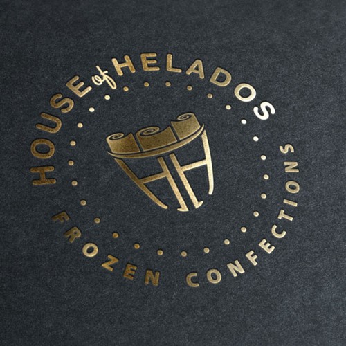 Logo concept for an  'Helados# co.