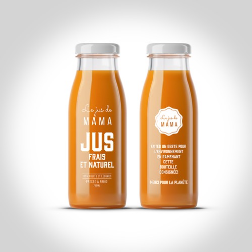 PACKAGE DESIGN FOR JUS FRAIN ET NATUREL