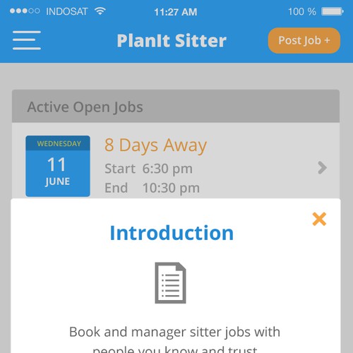 Redesign iOS Mobile App for PlanIt Sitter
