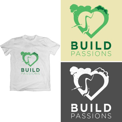 Logo for charity based apparel company