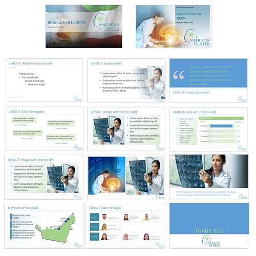 Powerpoint Template for a Specialty Clinic