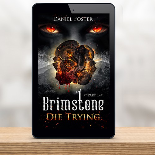 Book cover design for Daniel Foster-Brimstone