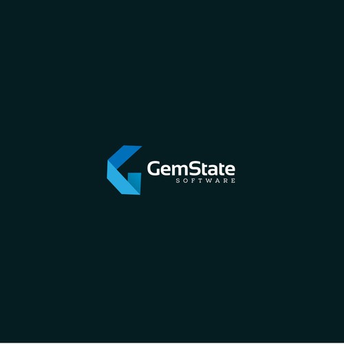 Logo design concept for Gemstate softwares