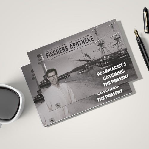 Cartão de Aniversário Fishers Apotheke