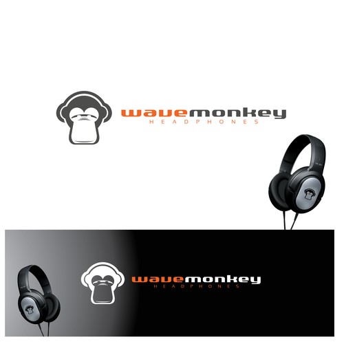 Logo concept for headphones