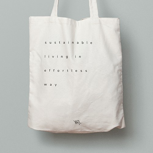 minimal tote bag  🌱