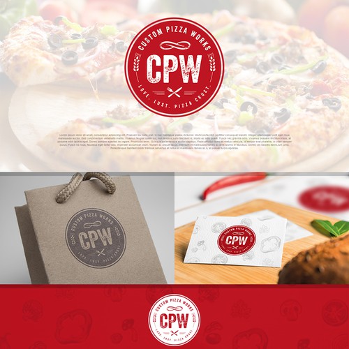 Logo for pizzeria CPW