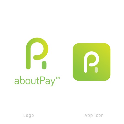 Create a logo for aboutPay startup and mobile app