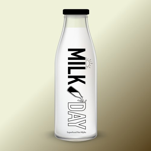 Logo design for Milk company