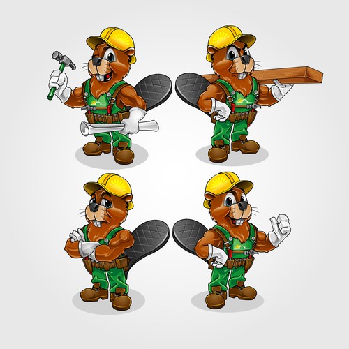 Mascot for a construction company