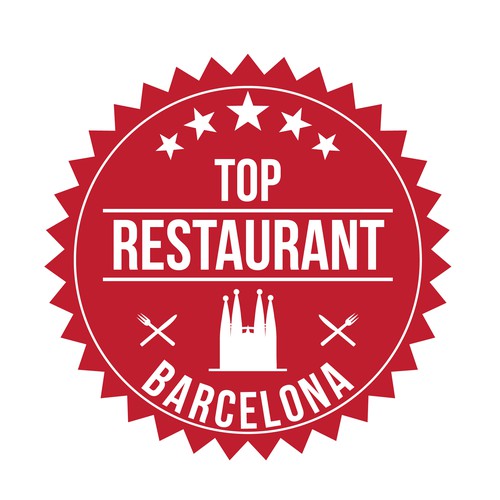 Logo/Emblem/Badge for Blog "Top Restaurant Barcelona"