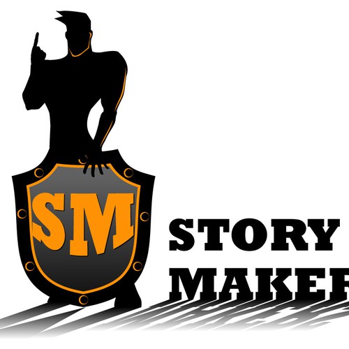 Create a clean and crisp word mark for StoryMakers