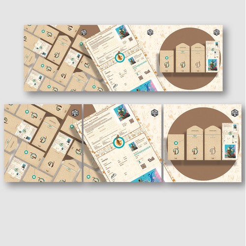 Character Sheet Collage – RPG-Inspired Instagram Post