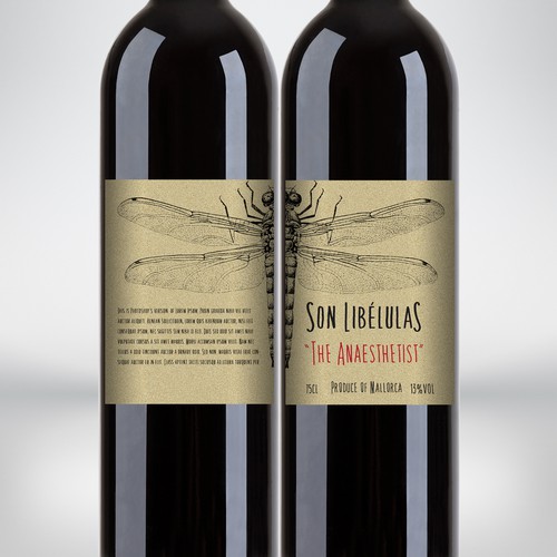 Son Libélulas Wine label