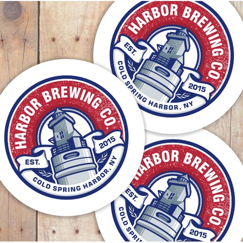 Brewing company logo design