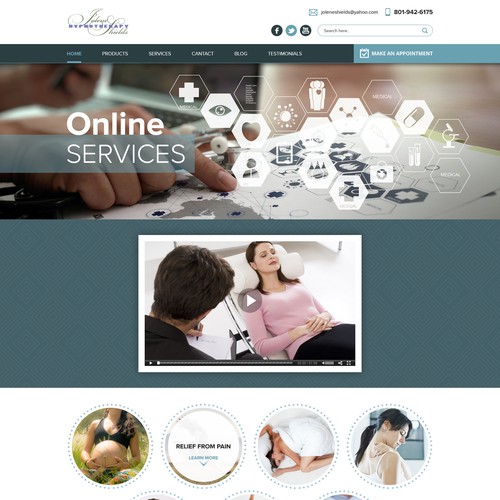 Stunning, Modern Hypnotherapy website