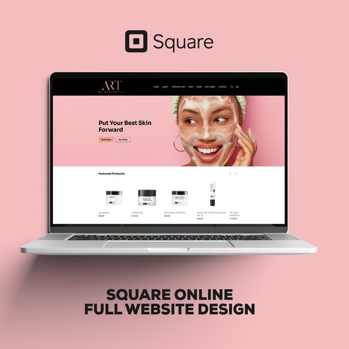 Square Online Design For Art of Aesthetics